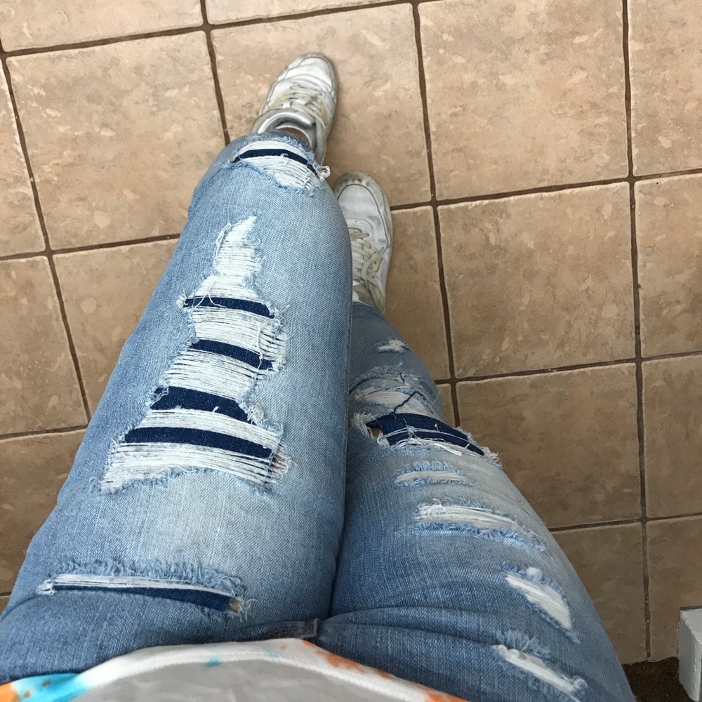 NOBO Mid Rise Distressed Jeans